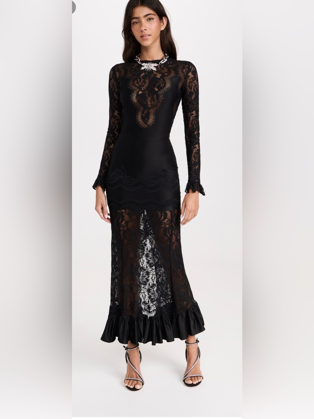 rabanne
Lace Robe Dress